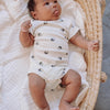 US stockist of Buck & Baa's gender neutral, organic cotton, short sleeve Acorn bodysuit.