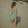 US stockist of Donsje's handmade, Camille Dress in Sea Green.  Made from 100% cotton.