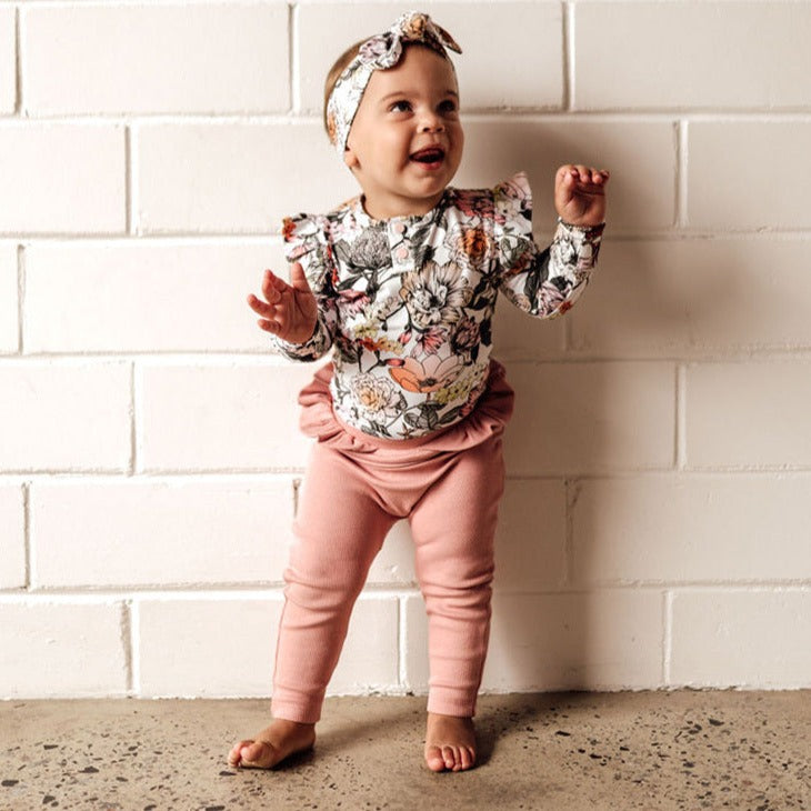 US stockist of Snuggle Hunny Kid's Rose pants.