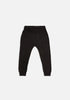 US stockist of Miann & Co's gender neutral charcoal baby knit pants. Made from 100% cotton with functional drawstring, pockets and ribbed cuffs.