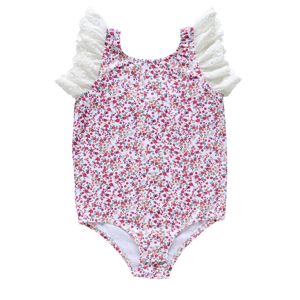 US Stockist of Aubrie Dixie Flutter Bodysuit in Forget Me Knot Knit