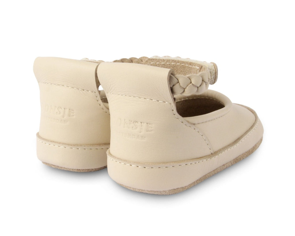 US stockist of Donsje's Hollie Shoes in Cream Leather.