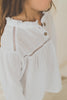US stockist of Illoura the Label's long sleeve Frankie blouse in white.