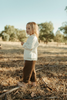 US stockist of Grown's organic long sleeve tee in Milk