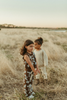 US stockist of Grown's organic knit flare pants in Petal