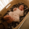 US stockist of Grown's  organic ribbed jumpsuit in Pink Salt