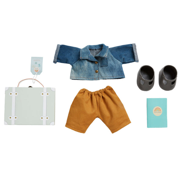 US stockist of Olli Ella's Dinkum Doll Travel Togs in Sage