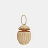 US stockist of Olli Ella's handmade rattan egg basket.  Opens at top and features a handle on top.