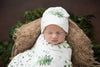 US stockist of Snuggle Hunny Kid's Enchanted Jersey Wrap and beanie set.