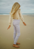 US stockist of Miann & Co's frill knit sweater in Lavender Daisy