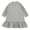 US stockist of Donsje's three quarter sleeve, Kyara Dress in Faded Jade.  Made from a linen blend.