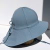 US stockist of Fini the Label's gender neutral, floppy swim hat in heaven. Features elongated back for added sun protection, chin strap and adjustable bow around crown for better fit. Brim is medium stiffness and can be flipped up at front.  Made from nylon/spandex and is quick drying.