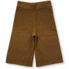 US stockist of Grown Clothing's gender neutral cotton Rib Flare Pants in Moss.