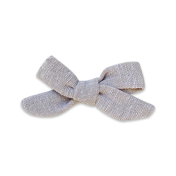 US stockist of Josie Joan's Gigi petite bow hair clip.  Made from premium cotton fabric designed by Robert Kaufman.