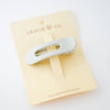 US stockist of Grech & Co matte Buff Single Grip Hair Clip