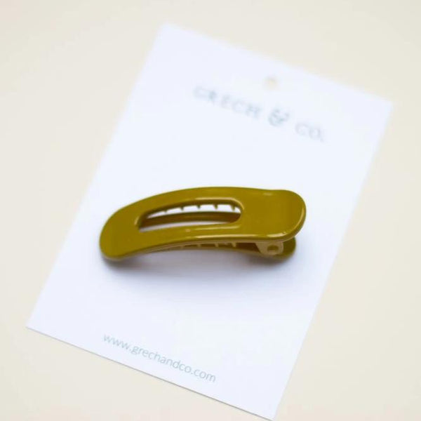 US stockist of Grech & Co Chartruese Single Grip Hair Clip