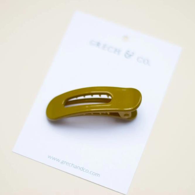 US stockist of Grech & Co Chartruese Single Grip Hair Clip