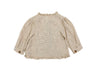 US stockist of Donsje's linen blend, Lori Blouse in Beige.  