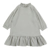 US stockist of Donsje's three quarter sleeve, Kyara Dress in Faded Jade.  Made from a linen blend.