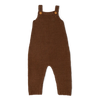 US stockist of Grown's gender neutral, Organic Knit Overalls in Espresso