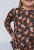 US stockist of Salty Swimwear's long sleeve rashsuit in Midnight Pretty Paisley.  Made from UPF 50+ Repreve fabric.