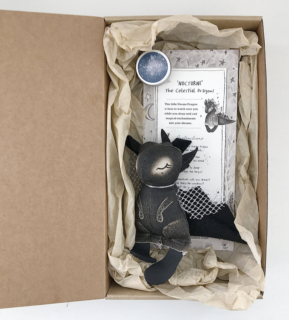 US stockist of The Wish Pixies handmade Nocturne Celestial Dream Dragon.