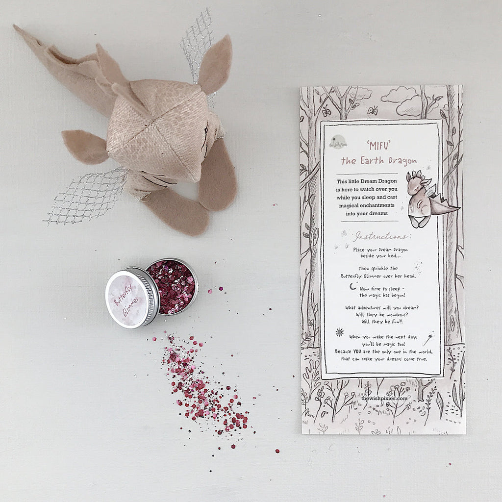 US stockist of The Wish Pixies handmade Mifu Earth Dream Dragon.
