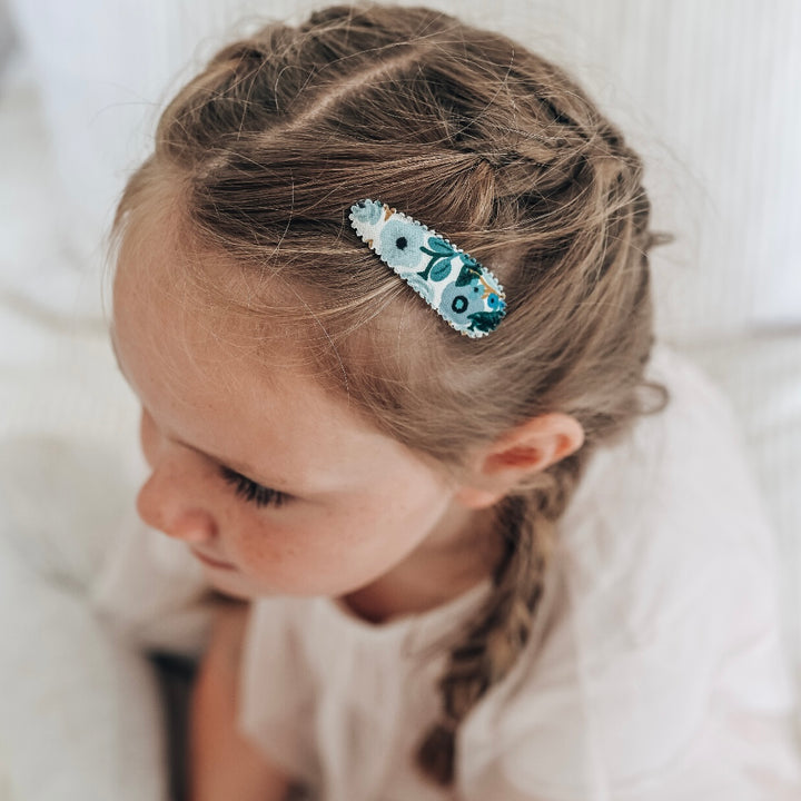 US stockist of Josie Joan's set of two "Elenor" hair clips.
