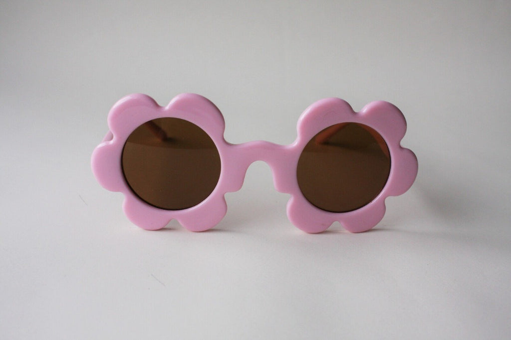 US stockist of Elle Porte's Daisy sunglasses in Ballet pink with dark lenses.