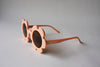 US stockist of Elle Porte's Daisy sunglasses in Orange Fizz with dark lenses.