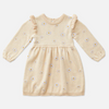 US stockist of Miann & Co's Frill Knit Dress in Lavender Bouquet