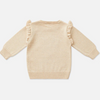 US stockist of Miann & Co's frill knit sweater in Lavender Daisy