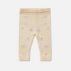 US stockist of Miann & Co's Knitted Baby Leggings in Lavender Bouquet