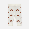 US stockist of Miann & Co's knitted leggings in Rainbow