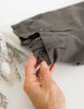 US stockist of Karibou Kids' Wolfie chino pants in grey mist.