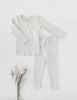 US stockist of Karibou Kids' gender neutral, marle grey loungewear pants.