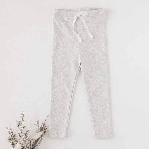 US stockist of Karibou Kids' gender neutral, marle grey loungewear pants.