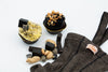 US stockist of Silly Silas' footless cotton tights in Licorice Peanut.