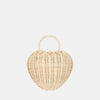 US stockist of Olli Ella's handwoven, Straw rattan Luvya Bag.  