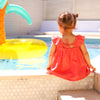 US stockist of Lacey Lane's 2pc Melanie Tinker Set.  In soft watermelon red.
