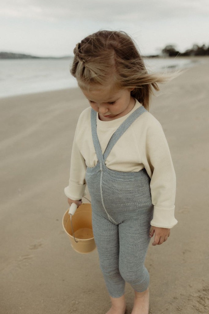 US stockist of Silly Silas' footless cotton tights in Marshmallow Sky.