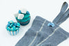 US stockist of Silly Silas' footless cotton tights in Marshmallow Sky.