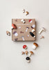 Stockist of Moon Picnic's Mushrooms in a box.  Set of 15 different wooden mushrooms made from beech wood which arrive in a box.