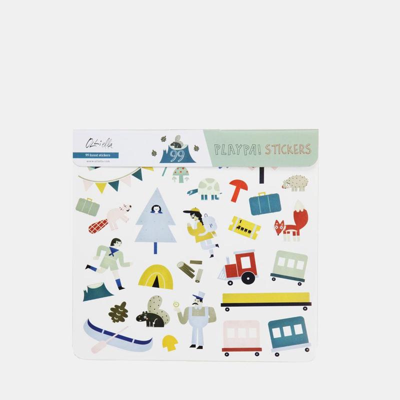 US stockist of Olli Ella's Playpa Forest stickers.  Contains 3 sheets of stickers.