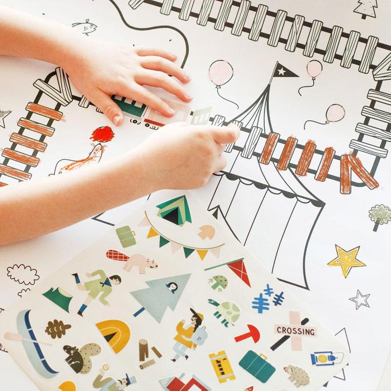 US stockist of Olli Ella's Playpa Forest stickers.  Contains 3 sheets of stickers.