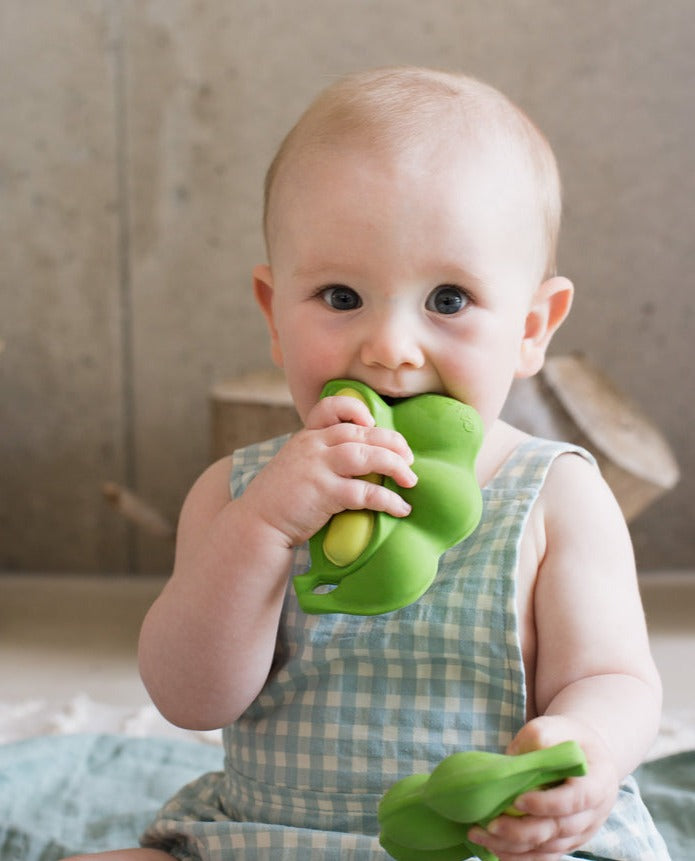 US stockist of Oli & Carol's Keiko the Edamame rubber teether