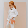 US stockist of Olli Ella's Dinkum Doll Travel Togs in Apricot