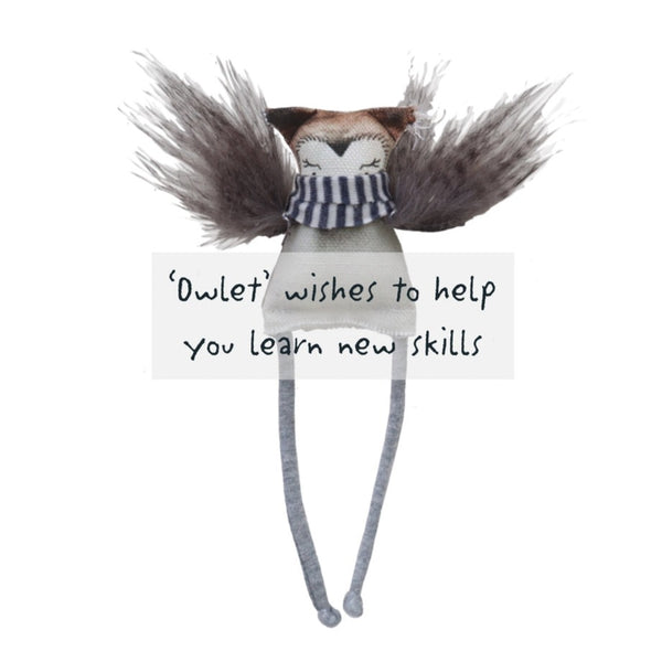 US stockist of The Wish Pixies Owlet Pixie. She wishes to help you learn new skills!  