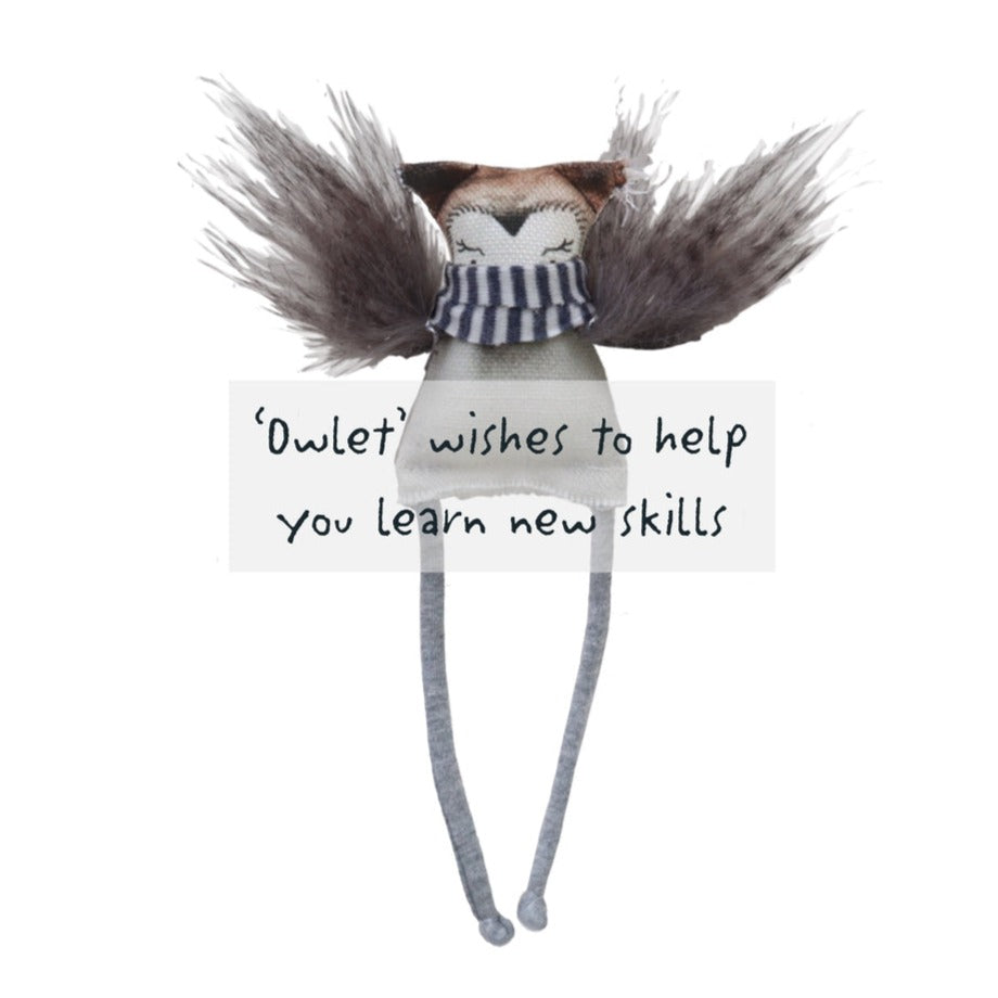 US stockist of The Wish Pixies Owlet Pixie. She wishes to help you learn new skills!  