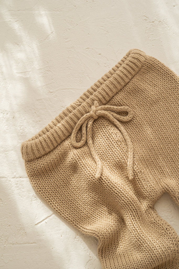 US stockist of Illoura the Label's gender neutral, organic cotton Poet pants in Olive
